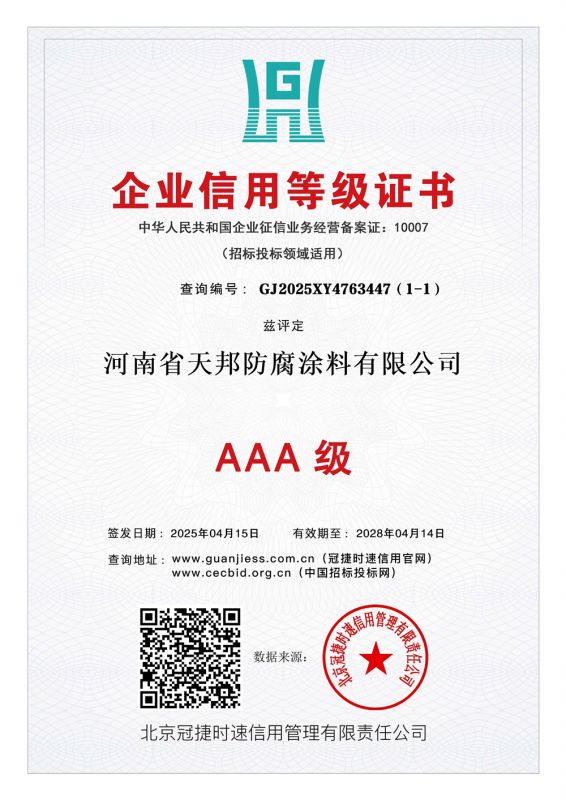 企業信用等級證書（三）
